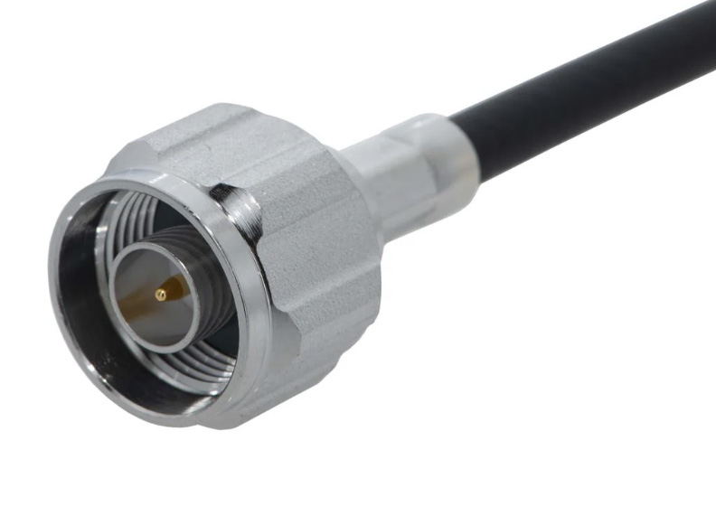 COAXIAL CONNECTOR, N, 50 Ohm, Straight cable plug (male)